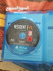  4 Ps5 games redident evil fifa 21 and hitman 2