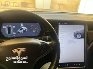  4 Tesla model x 75D سبع مقاعد