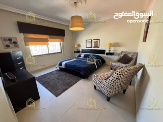  4 شقة مفروشة سوبر ديلوكس في أرقى واجمل مناطق عبدون اعلان رقم (O340)