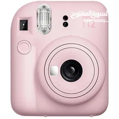  2 Fujifilm Instax Mini 12 Camera كاميرا تصوير فورية متوفرة باللون البنفسجي و الزهري و الازرق