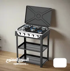  5 حوّل أي مساحة إلى مطبخك الخاص مع موقد الغاز Starlux! غاز 5 شعلات مع قاعدة