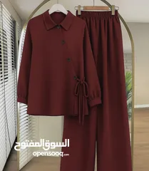  3 كُـلـه نعـومـة وانـاقـة  طقـم"قميـص وبنطـلـون"بـس 7 دنـانيـر  فـري سـايـز لـوزن 55-85الخـ
