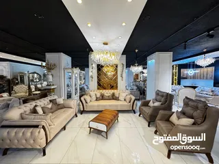  18 افخم أشكال الكنب المصنوع من خشب السويد الكامل وقماش الدانلوب وقماش الوتر بروف الفخم