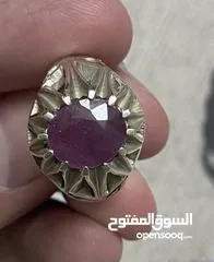  6 Silver 925 Gemstone Rings
