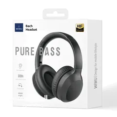  4 WIWU Bach Wireless Headset PURE BASS -NEW -MEAGByte