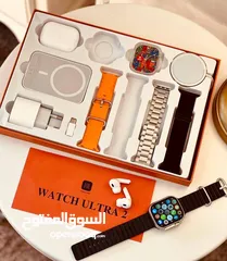  4 Watch Ultra 2 – أحدث إصدار   باقة متكاملة من الإكسسوارات والتقنيات في علبة واحدة!