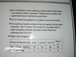  5 Haier washing machine