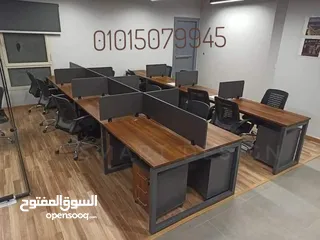  1 خلية عمل - وحدات عمل مكتبية -ورك استيشن -work station -work space اثاث مكتبي