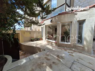  2 شقة ارضية للايجار في الدوار الرابع بمساحة بناء 175م