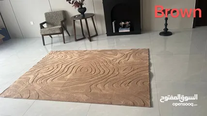  4 سجاد شتوي حفر فرو الأرنب ثقيل غير قابل للانزلاق  فخامة ناعمة بتكمّل شتاءك