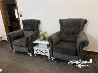  4 طقم كنب جديد قعدته مريحه خشب زان قابل للتفاوض