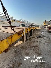  4 ايجار لوبد تريلة رأس  كرين رافعة Lowbed, trailer and head Crane for rent