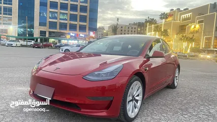  22 Tesla model 3 2022 standard plus/7 جيد / اتوسكور A/ عداد قليل كاش وبالاقساط