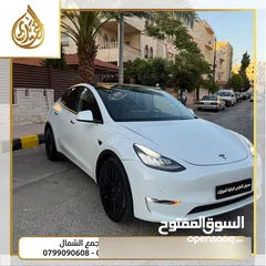  6 تيسلا 2021 بدفعة اولى 2500 TESLA MODEL Y