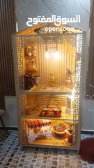  3 طاوله سفر 6 مقاعد و كورنر قهوه و مرجيحه حجم كبير