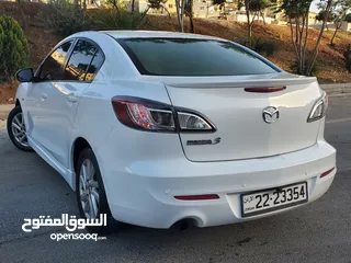  11 مازدا 3 زوووم موديل 2013 فل كامل مع الفتحه بأعلى صنف ومواصفات من فئتها  MAZDA 3 ZOOM MODEL 2013