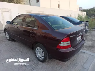  2 for sale Toyota Corolla 2003