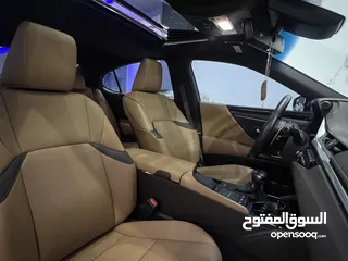  8 لكزس ES 350 بداخلية زعفراني وكالة 2020 فل اوبشن قمة فالنظافة بجادث بسيط