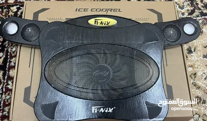  1 Laptop cooling fan with speaker