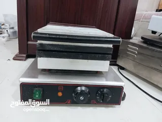  2 هوريكاستور 3-HWB ، ماكينة صنع الوافل الكهربائية قوة 1.6 كيلو وات