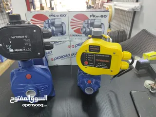  3 مضخات مياه جديد ومستعمل بحالة الوكالة على الفحص ومكفول متوفر جميع الانواع رفع، تقوية، غاطسة، جيزر
