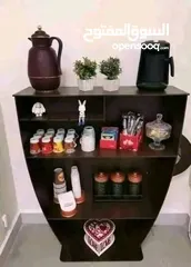  7 كورنر كوفي للبيع استعمال بسيط لون اسود