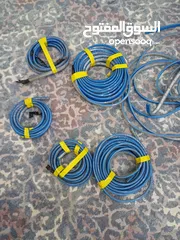  1 حبل ليد لون ازرق تقريبا 50 متر