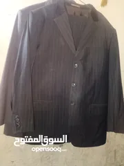  3 ثلاث بدل رسميه لحفلات اعراس لون  سكني  وبني راكزات سايزهم اقياس 60 ابحالة الوكه الوان ولا احلى