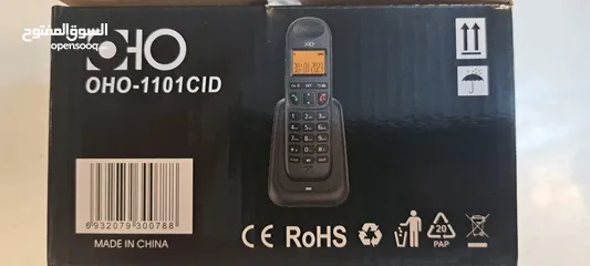  5 تلفون ارضي لاسلكي جديد  OHO-1101CID