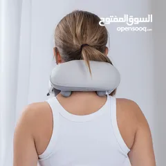  5 جهاز تدليك الرقبة الذكي يو نك سمارت من آريس لاسلكي البطارية 1500 أمبير 3 اوضاع والتسخين شامل التوصل