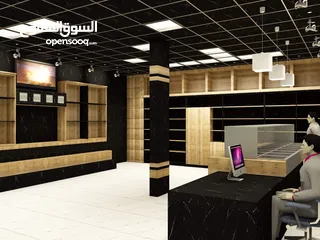  11 محلات تجاريه لليجار  وبيع الديكور والعده