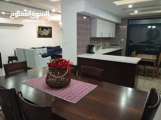  3 شقه مفروشه للايجار في البيره قرب البنك الإسلامي العربي ومطعم سامر