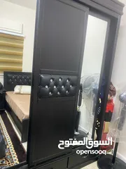  5 غرفه نوم خشب لاتيه مع فرشه
