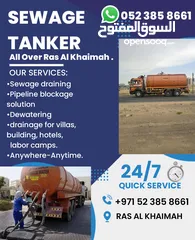  1 sewage tanker services 24/7