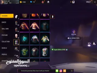  15 حساب فري فاير للبيع أو للبدل مع حساب فورت نايت