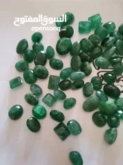  10 Emerelad زمرد اخضر طبيعي اصلي زامبيا سعر القيراط 100دولار.. طبيعي اصلي غير مسخن ولا معالج.  تحفه روع