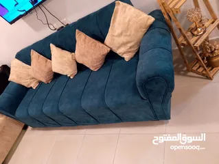  4 طقم كنب مستعمل  بسعر حرق