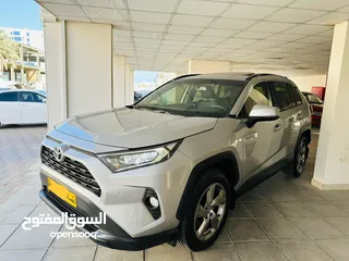  5 TOYOTA RAV4 4WD 2021 2.5L , Expat single owner used , GCC Oman car