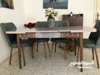  12 طاولة طعام بجودة عالية صنع تركي سفرة جميلة بسعر مناسب بالنسبة للجودة