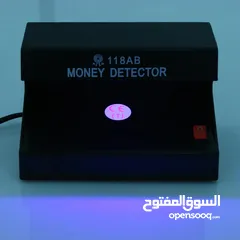  2 جهاز كاشف النقود كشف العمله المزيفه اختبار الاوراق النقديه بالاشعة فوق البنفسجية فحص عمله كل الفئات