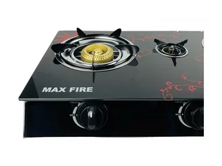  4 ‎طباخ غاز منضدي  عيون زجاج MAX FIRE