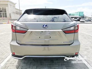  7 Lexus RX450h Hybrid - 2021 - Gold