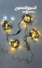  2 - Round white bulbs with extra10 new bulb box - colourful LED lights unique - LED silicon strip