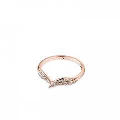  1 pandora rose gold leaves 100% authentic size 6 LIMITED EDITION 100% original, not available in store