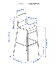  4 High table and  chair (Brand new)