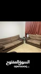  4 كنب ثلاثية و ثنائية فقط خشب زان بحالة جيدة