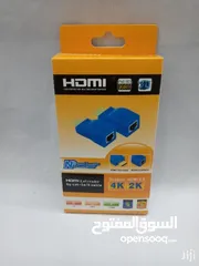  5 HDMI EXTENDER BY CAT-6E/6 CABLE اتش دي ام اي اكستندر 