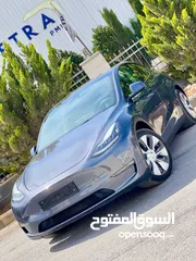  1 Tesla Model ((Y)) 2022 dual Motor Long Range  فحص كامل فل اضافات