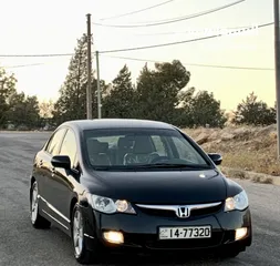  3 هوندا سيفيك 2008 فحص كامل صنف EXI لون اسود ملوكي بحالة الوكالة