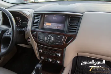  9 Nissan Pathfinder SV 2018  السيارة وارد الشركة و قطعت مسافة  80,000  كم فقط